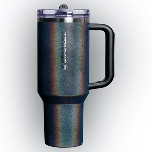 NEW NIB Stanley Midnight Glitz Quencher ProTour Flip Straw Tumbler 40 OZ